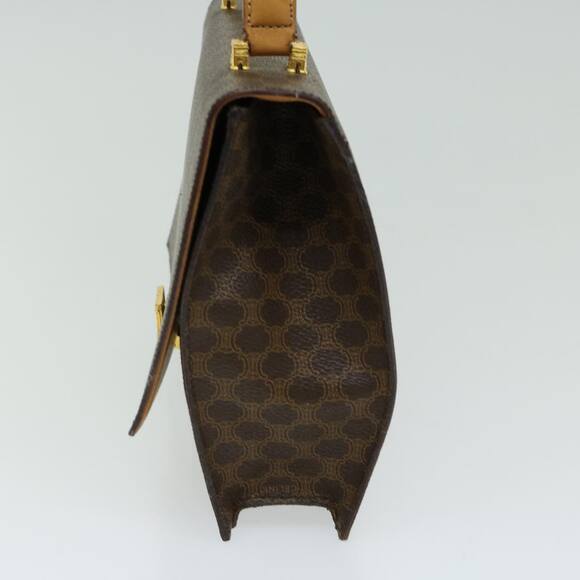 CELINE Macadam Canvas Hand Bag Pvc Brown - Picture 5 of 12